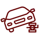  car on jack stands icon