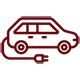 electric car icon